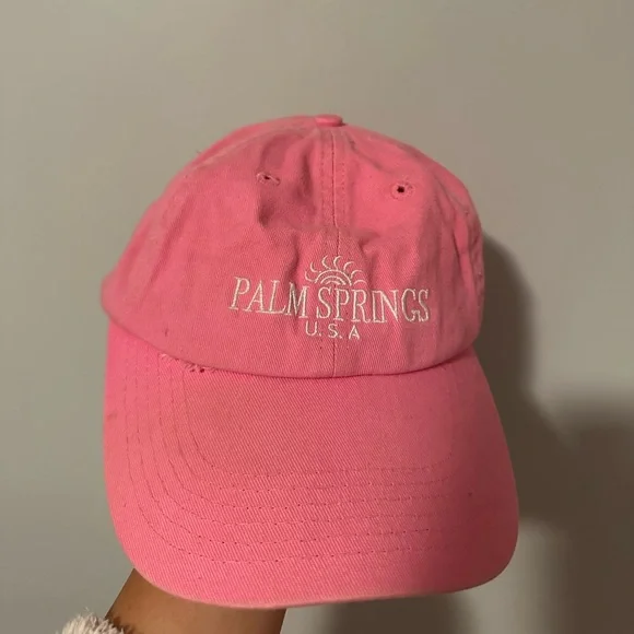 Pink Palm Springs hat - Picture 1 of 1